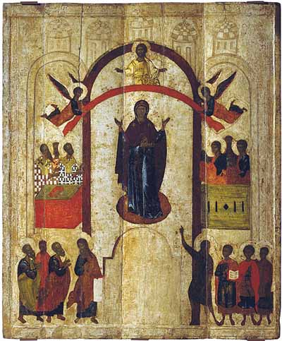Покров Пресвятой Богородицы. Икона 1399 г.
